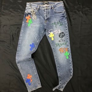 Chrome heart jeans